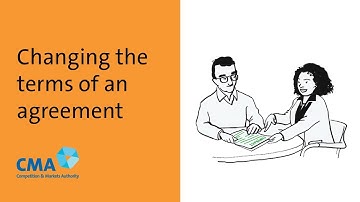 Changing the contract terms of an agreement | UK
