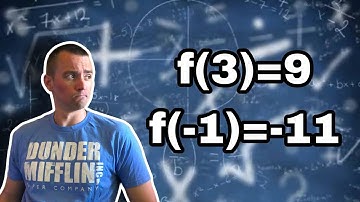 Write a linear function f such that it has the indicated function values. Sketch the graph