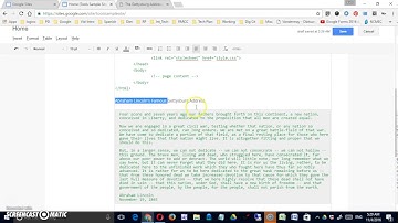 Classic Google Sites: Format Menu Options