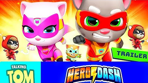 Talking Tom Hero Dash Big Update All Levels Gameplay walkthrough android, iOS