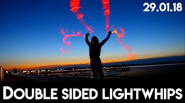 Light Whipping | Double Sided Fiber Optic Whips | BitWhip by Ants on a Melon