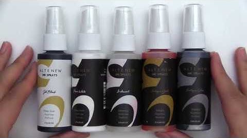 Altenew Product Intro: March 2018 Ink Sprays