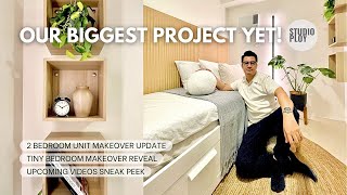 Compact Two Bedroom Makeover Update + Tiny Bedroom Reveal + New Video Teasers | Studio Ploy