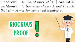 You CANNOT split the closed interval [0, 1] in this way! | Set Theory Proof!