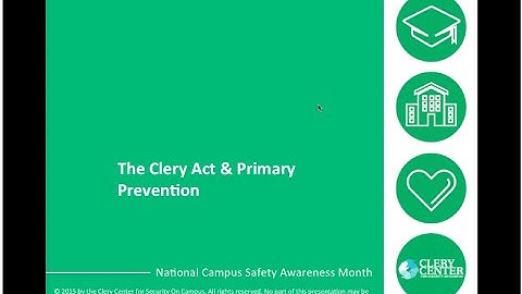 The Clery Act & Primary Prevention