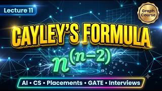 AGT 1.11 Cayley's Formula Explained | Count Labeled Trees Easily Using n^(n−2)