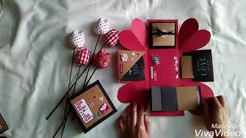 Quà tặng Valentine cho người yêu | Exploding box ( Love box)