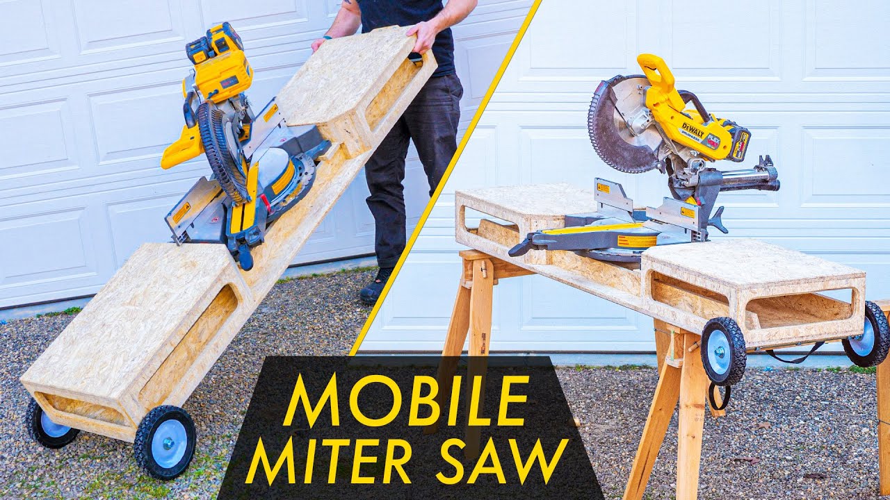 Portable Miter Saw Stand With Wheels Austria, SAVE 34%