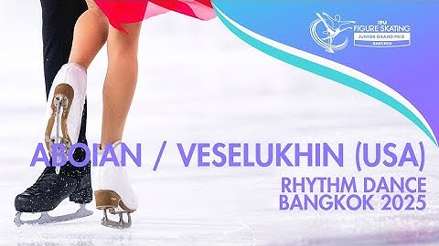 Hana Maria ABOIAN / Daniil VESELUKHIN (USA) | Junior Ice Dance Rhythm Dance | Bangkok 2025