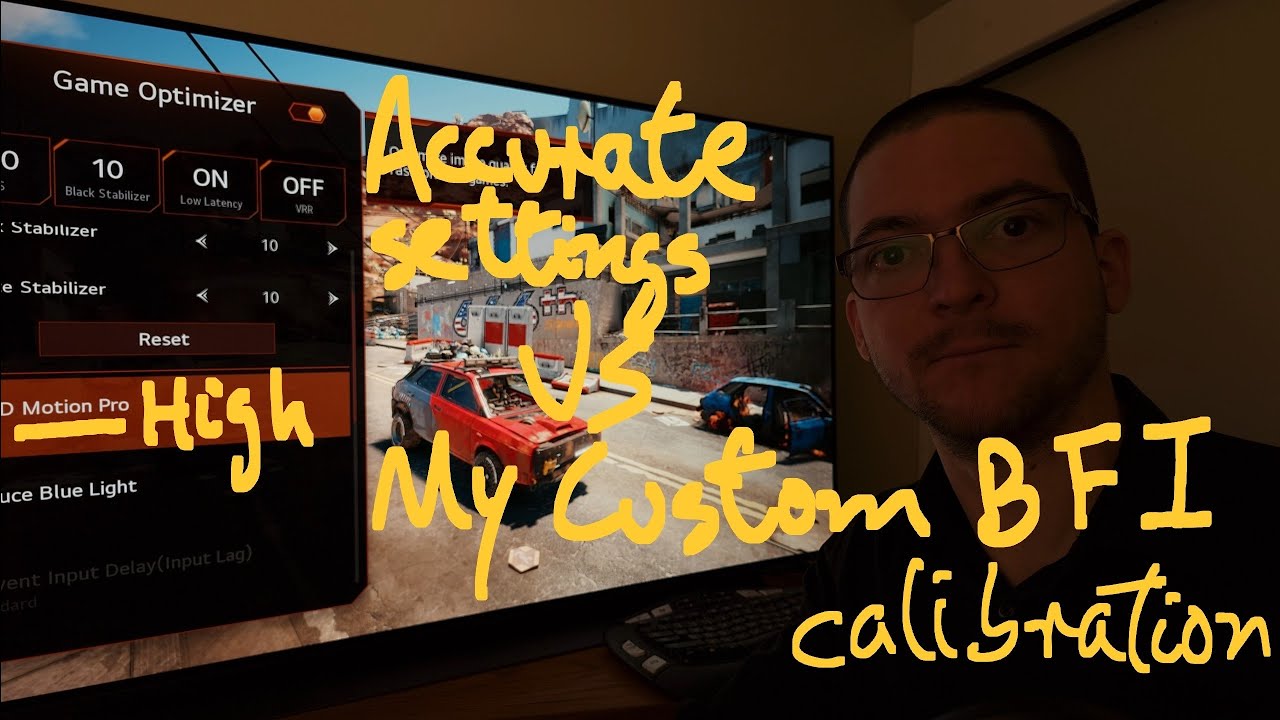 Accurate settings VS my Custom BFI settings. OLED motion pro high on