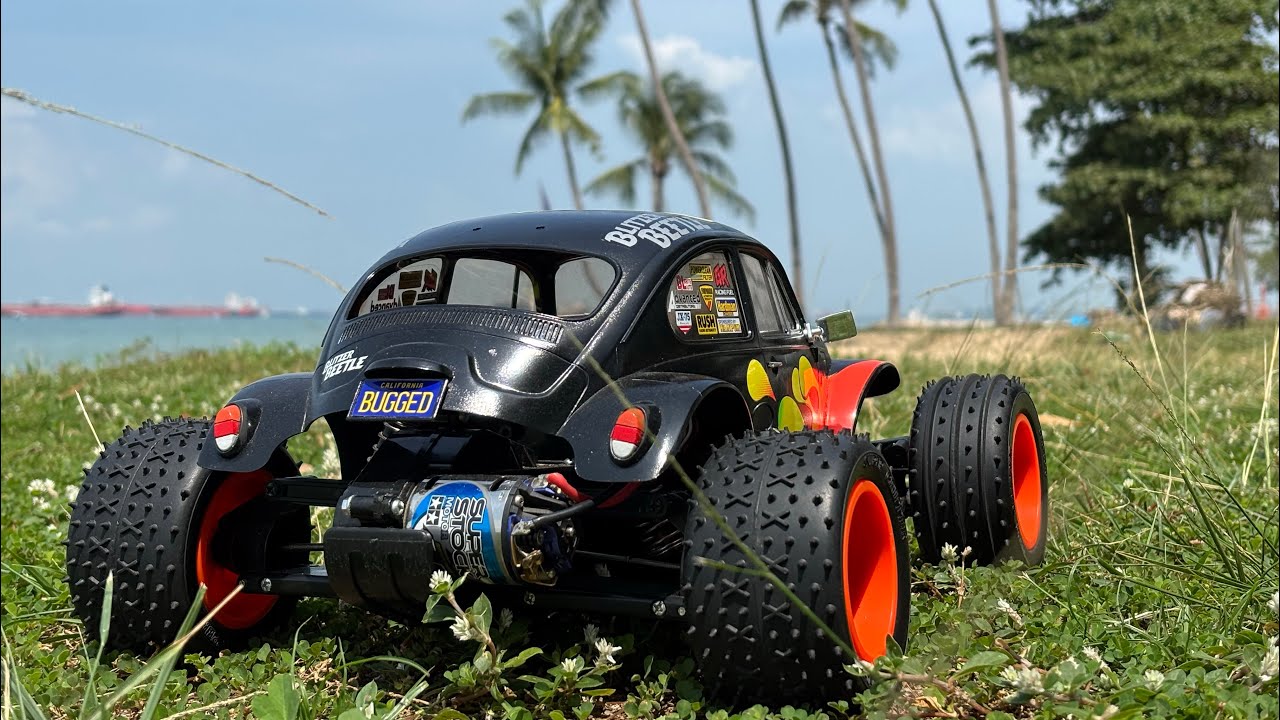 Tamiya Blitzer Beetle Seaside RC Fun - YouTube