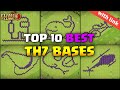 Top 10 Best TH7 Funny/Troll/Art Bases 2024 | Town Hall 7 Best Artistic Bases Copy Link