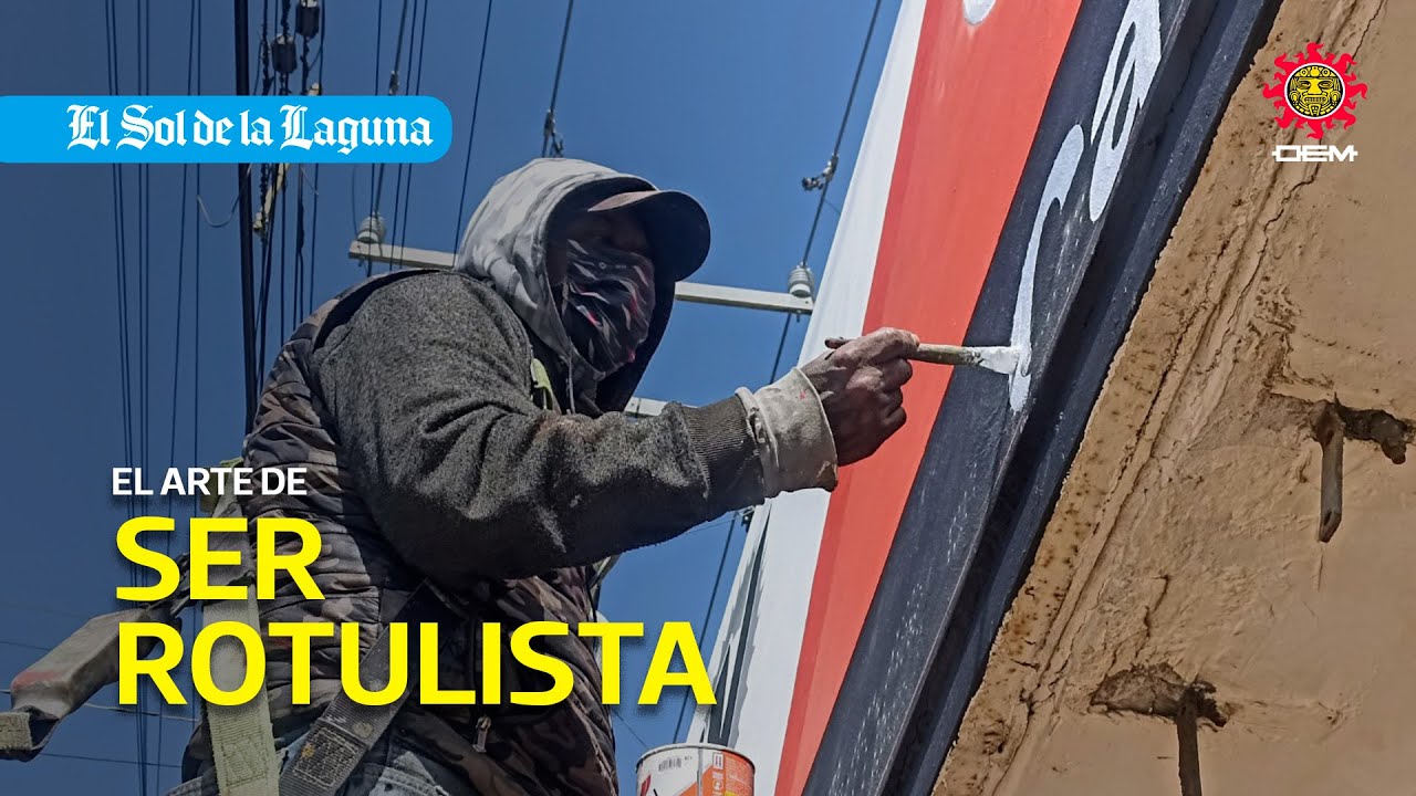 El arte de ser rotulista, oficio en decadencia pero que requiere de gran talento