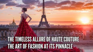 The Timeless Allure of Haute Couture The Art of Fashion at Its Pinnacle