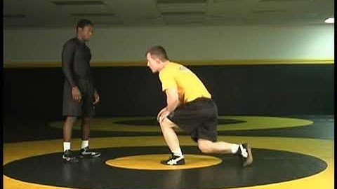 Defense Front Headlock:  Opponent Sprawls On High Crotch Drag Out