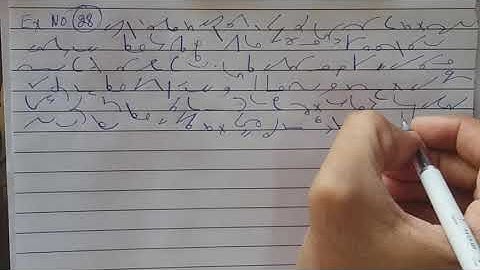 Pitman Shorthand Exercise 28 ,New Era Complete Course, All Exercises 1 to 140, For Beginners / BASIC