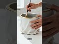 Pot Tanaman dari Kain Semen (Fabric Planter) #diy #asmr ##education #tutorial #creative #art