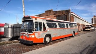 DieselDucy drives a 1962 GM New Look bus  in Roanoke, VA