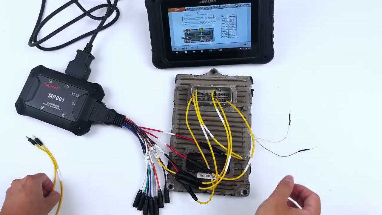 OBDSTAR DC706 Read and Write JEEP Continental GPEC2 ECU in Boot
