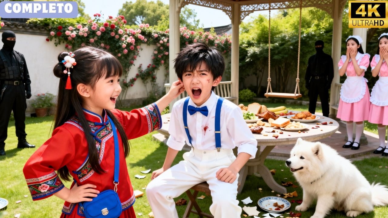 Hijo del CEO indomable… una niña le agarró la oreja y lo regañó. Se volvió educado al instante.