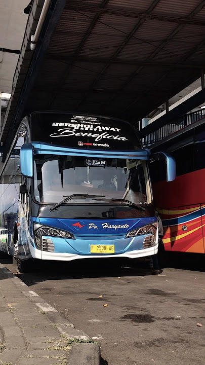 Bus baru Po. Haryanto HR 159 “Beneficia” #shorts #videobus #poharyanto #cinematicbus