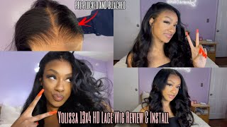 Is Yolissa Hair really worth it? HD Lace wig review \& easy install straight out of the box!