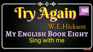 Try Again My English Book Eight sing with me