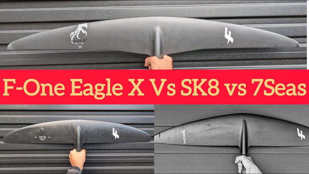 Foil Showdown..⚔️.. F-One Eagle X 900 Vs SK8 1050 Vs 7Seas 1300