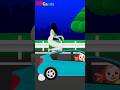 車にしがみつくオバケ #shorts #anime #animation #妖怪