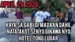KAYA NATATAKOT DUMAAN MGA TAO DITO DAHIL SENYO GINAWA NYO NG HOTEL TONG LUGAR!!! 