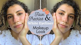 CHIT CHAT GRWM: Fake Freckles & White Eyeliner | FashionbyMer