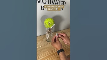 DIY FIFA World Cup Trophy ⚽️🏆🔥 #MotivatedByMylan | Soccer Championship Futbol World Cup 2022