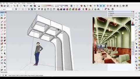 Modeling a coffer ceiling
