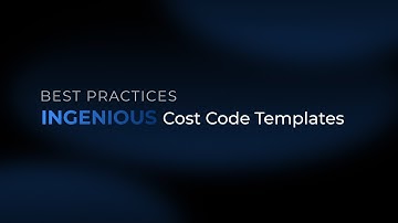 Budget Management: Cost Code Lists & Templates | Construction Management Software | INGENIOUS.BUILD