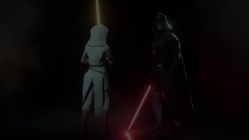 Rey vs Darth Vader Gameplay - Battlefront 2: Lightsaber Duel (2020) HD