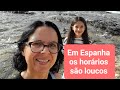 EM ESPANHA FAZEM AS REFEIÇÕES MUITO TARDE\PISCINAS DO CAMPING LOTADAS\CINEMA AO AR LIVRE