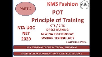 Principles of training part 4 by Shwetambri Sharma