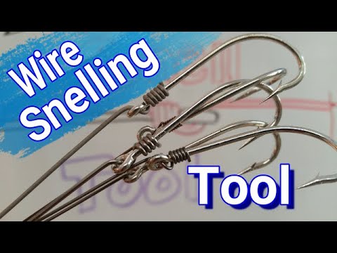 Making a Wire Snelled Hook Tool 