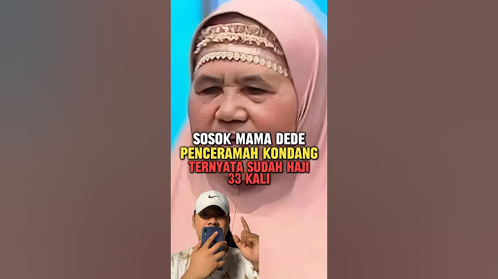 Inilah sosok mamah dede ternyata sudah naik haji sebanyak 33 kali #mamahdedeh #viral #funfacts