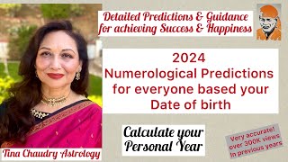 Numerology Predictions for 2024 based on your date of birth/ Personal Year