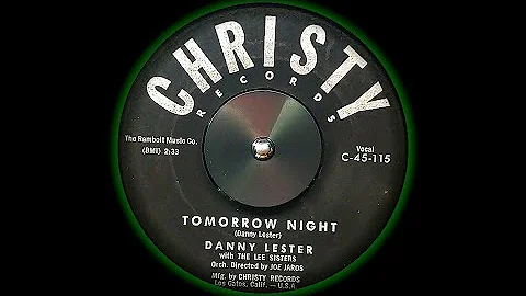 Danny Lester - Tomorrow Night (1959)