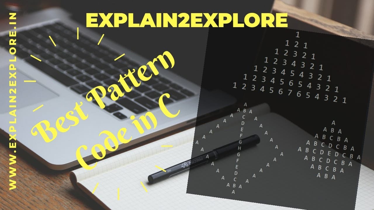 Best Pyramid/Pattern related code in C Language | C Language | Easy ...