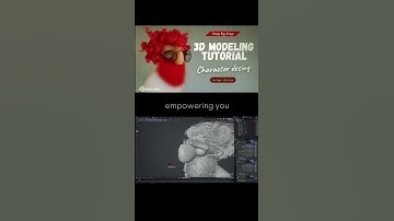 Blender Modeling Tutorial Character Design - For Beginners Easy Tutorial to follow