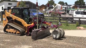 SharpGrade G116 Grade Blade on Cat 259D3 Laser Grading