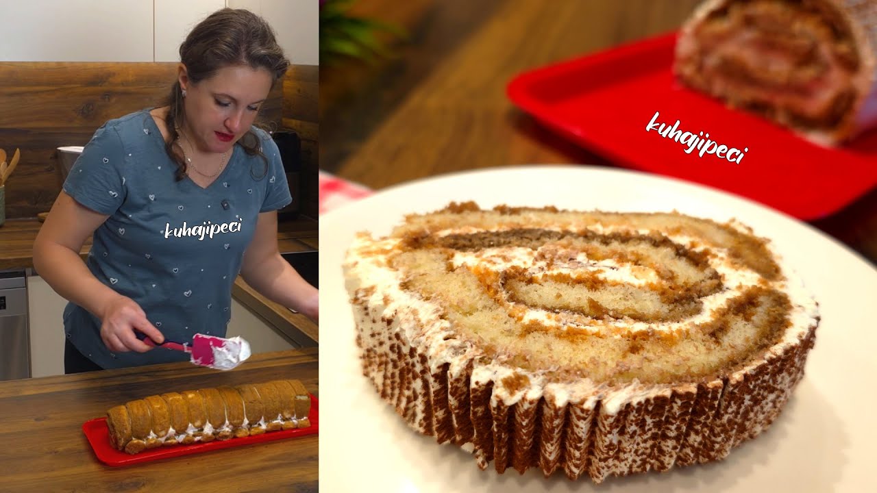 TIRAMISU rolat - napravite ovaj kolač za manje od 15 minuta i uživajte