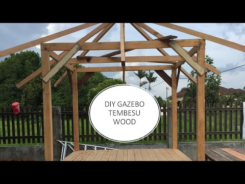 Video: Bumbung untuk gazebo: bahan dan bentuk bumbung
