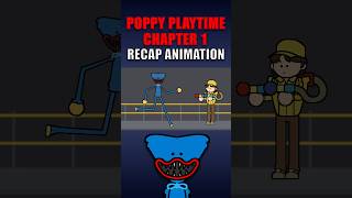 Poppy Playtime Recap Animation #poppyplaytime #huggywuggy  #poppyplaytimechapter5 #animation #shorts