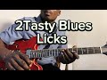 How To Play 2 Tasty Blues Licks For Improvisation Guitar Lessons Mickey Guitar 