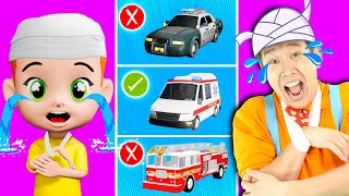 Where Is My Ambulance Song 🚓 🚒 🚑 | Lights Baby Songs