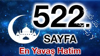 Kuran 522. sayfa / Zariyat suresi 4. sayfa / yavaş okuyuş 27. cüz 522. sayfa